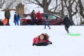 Photos: Snow fun at Helgeson hill