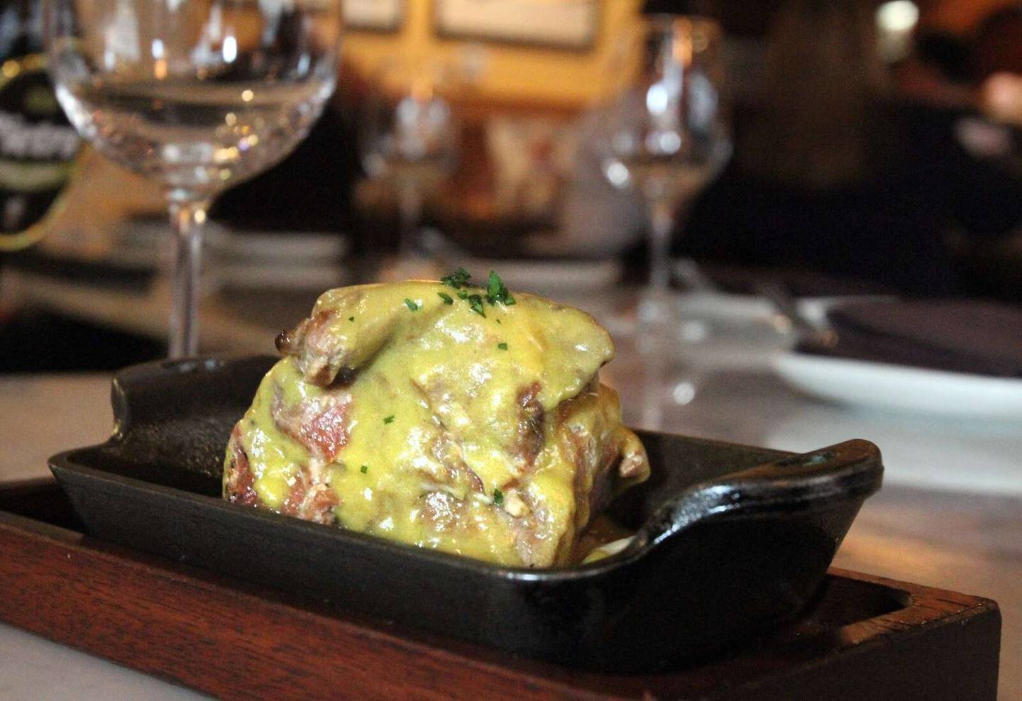 Pork shoulder at The Purple Pig in Chicago.