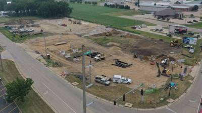 Photos: Aldi foundation takes shape in Princeton 