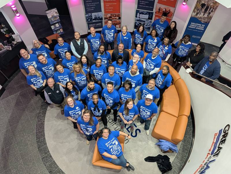 Members of the Lake County Chamber of Commerce attend an After Hours Pre-Gala Party wearing their anniversary shirt in honor of reaching 110th years as the longest-operating Chamber of Commerce in Lake County.