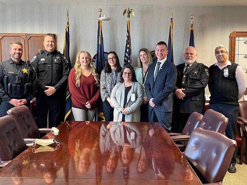 Three members of the Lake County Sheriff's Office were honored for their work to assist veterans experiencing mental health crises.