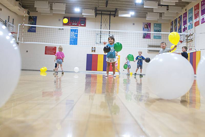 Starbucks also supplied a bunch of fun balloons that the kids could play with Tuesday, July 19, 2022 in Dixon. The Dixon store is expecting an August 19 opening.