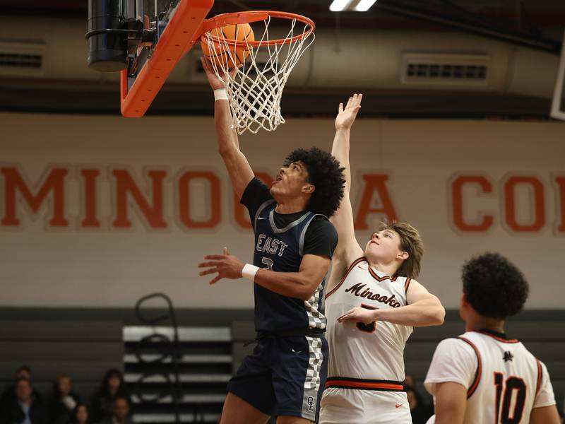 Oswego East’s big trio lead the way in big win over Minooka 
