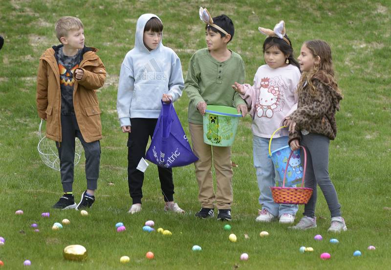 The Easter Egg Hunt Saturday at Allen Park in Ottawa provided different age groups as well as special needs to compete for eggs.