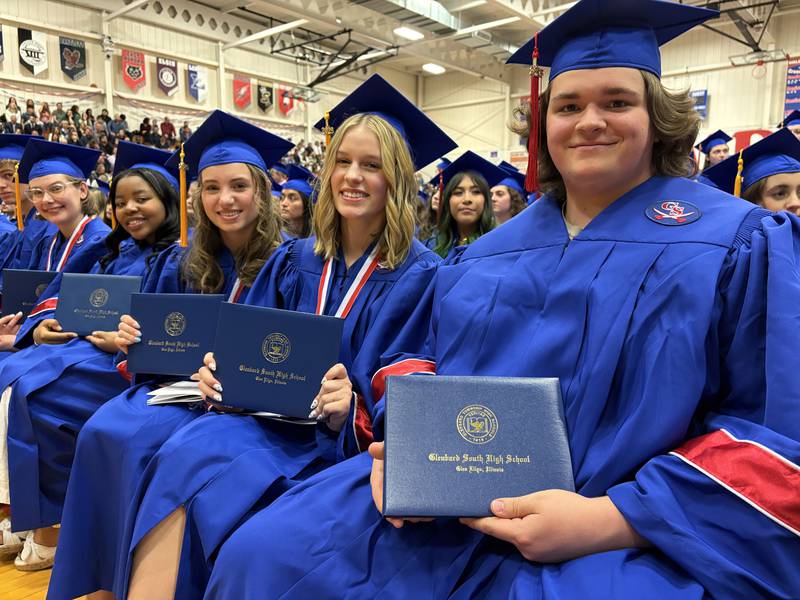 Glenbard South High School held its graduation ceremony on Thursday, May 22, 2025 at the school in Glen Ellyn.