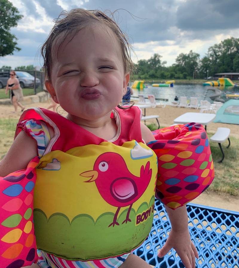 Entry No. 6 in the 2024 Princeton Junior Woman’s Club Baby Contest is Kali Sue Sterling, 20 month old daughter of Nick and Edin Sterling of Arlington.