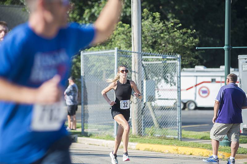Andrea Cashman competes in the Reagan Run Saturday, July 2, 2022 in Dixon. Cashman finished 88 overall.