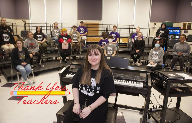 “We do so much more than teach music. We teach time management, emotional intelligence, discipline, self-efficacy, etc. We create safe spaces and communities that turn into lifelong friendships,” said Erin Rogers, director of choral activities for Dixon High School.
