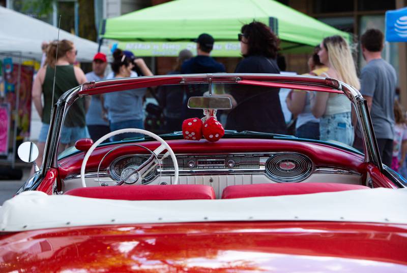 Visitors and car enthusiasts enjoy Cruisin’ Night in downtown Westmont on Thursday, June 6, 2024.

Suzanne Tennant/For Shaw Local News Media