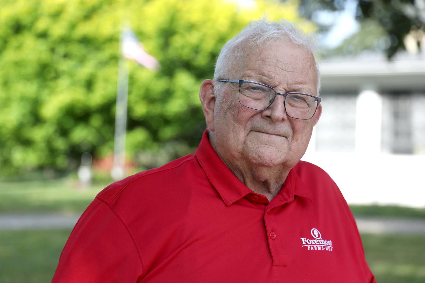 Mike Kenyon, who served during the Vietnam War, runs his family’s dairy farm in South Elgin.