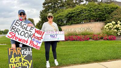 Geneva group’s plans to host Jan. 6 organizer draws pickets, protests