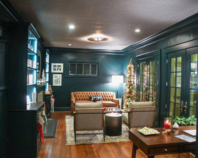 Once entered The Augustine Home a view of a sitting room welcomes you during the Holiday Sip and Sweet Tour event held in La Grange on Sunday Dec. 17, 2023.