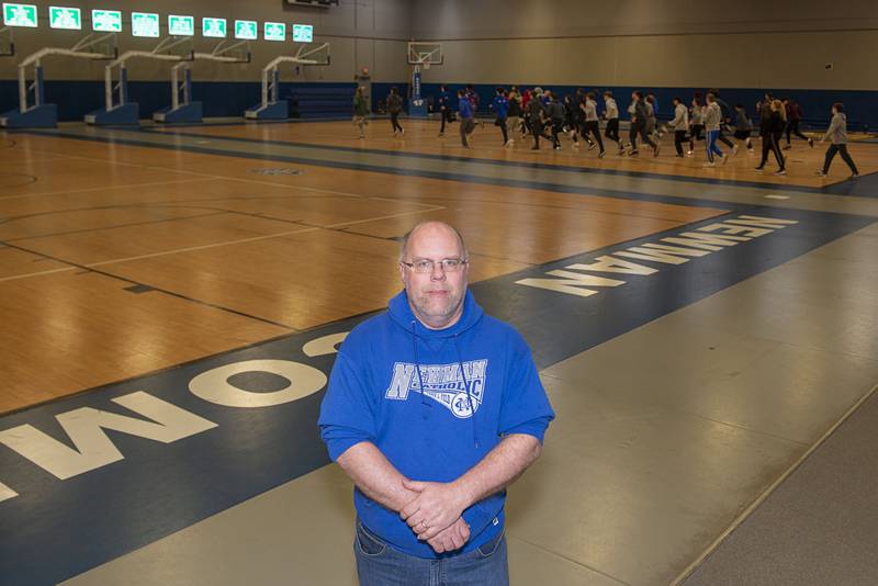Newman's Andy Accardi wears many hats at the Sterling school. Trainer, teacher, coach and mentor.