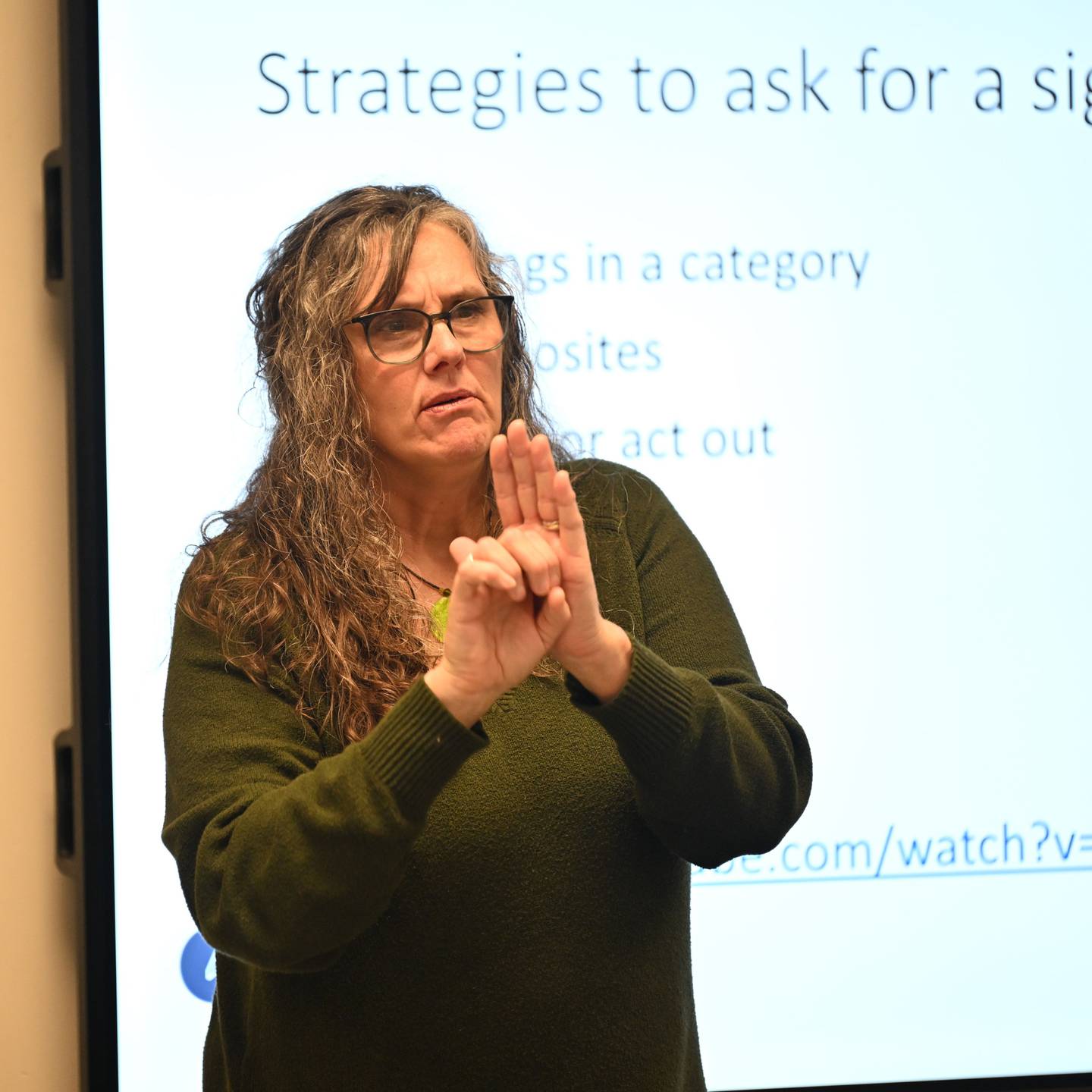 Sherry Kinzler - KCC Sign Language Adjunct Professor.