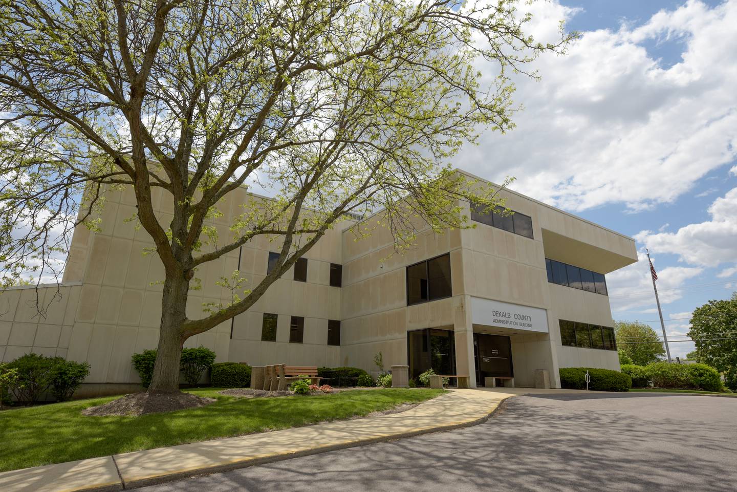 DeKalb County Administration Building in Sycamore, IL on Thursday, May 13, 2021.