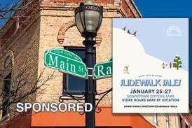 Slidewalk Sales Return to Downtown Crystal Lake in January!