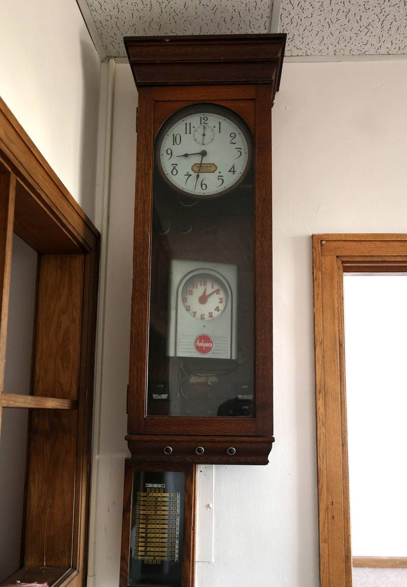 The old clock system still exists Tuesday, June 18, 2025, at the former Central School in Sycamore. The nearly century old building currently houses the district offices but will soon be for sale. The district is hosting an open house at the building Saturday, June 21.