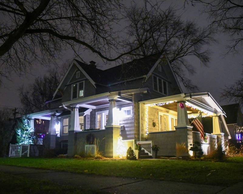 The Augustine Home on South Madison in La Grange was one of four homes on display during the Holiday Sip and Sweet Tour event held in La Grange on Sunday Dec. 17, 2023.