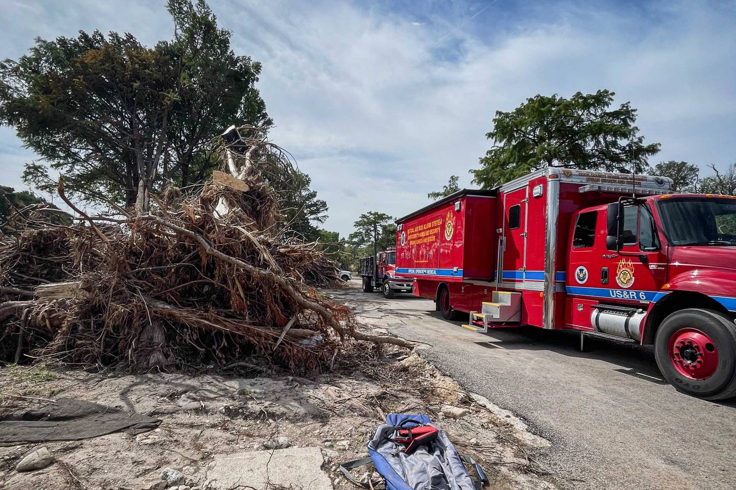 Huntley Fire Lt. Kelly Gitzke was deployed to Texas for two weeks to assist in recovery efforts for the Texas flash floods.
