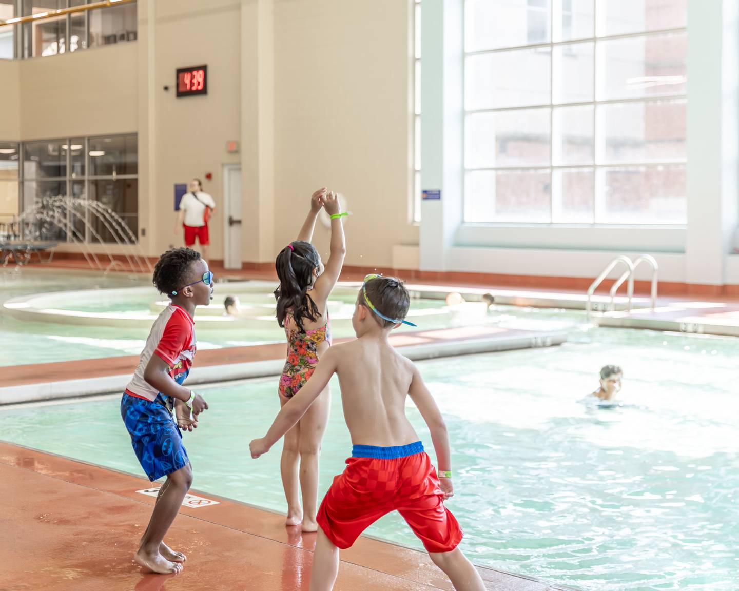 Check out the pool when you're bored, even in the middle of winter!