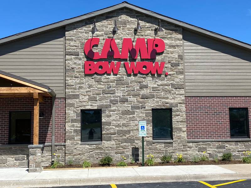 Camp Bow Wow Joliet offers all-day play for pet parents who need daycare or boarding for their dog "campers." The 8,000-square-foot facility includes indoor and outdoor areas for play and socialization, 74 cabins and suites for dogs who stay overnight, and live web cams so pet parents can check on their dogs.