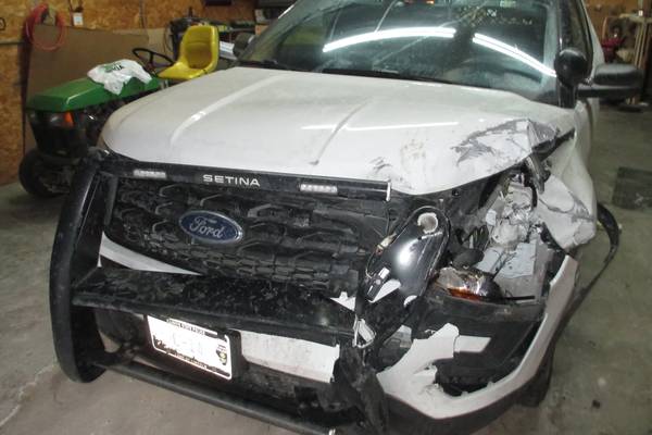 Four state police squad cars hit in nearly 12 hours, including one in Iroquois County