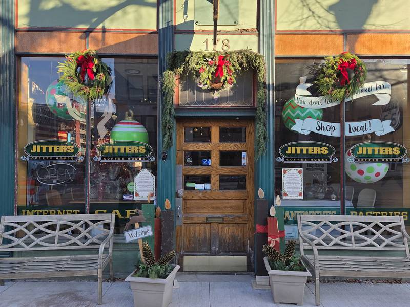 Jitters at 178 N. Chicago St. in Joliet, is seen on Tuesday, December 16, 2025.