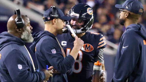 Bears blow fourth-quarter lead to Vikings, lose Ben Johnson’s debut as head coach
