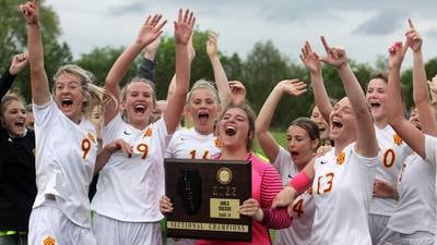 Girls soccer: Frericks sisters lead Richmond-Burton to 1A sectional title with 4-1 win over DePaul Prep