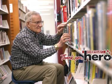 Longtime DeKalb library volunteer’s love of puzzle-solving fueled post-retirement gig