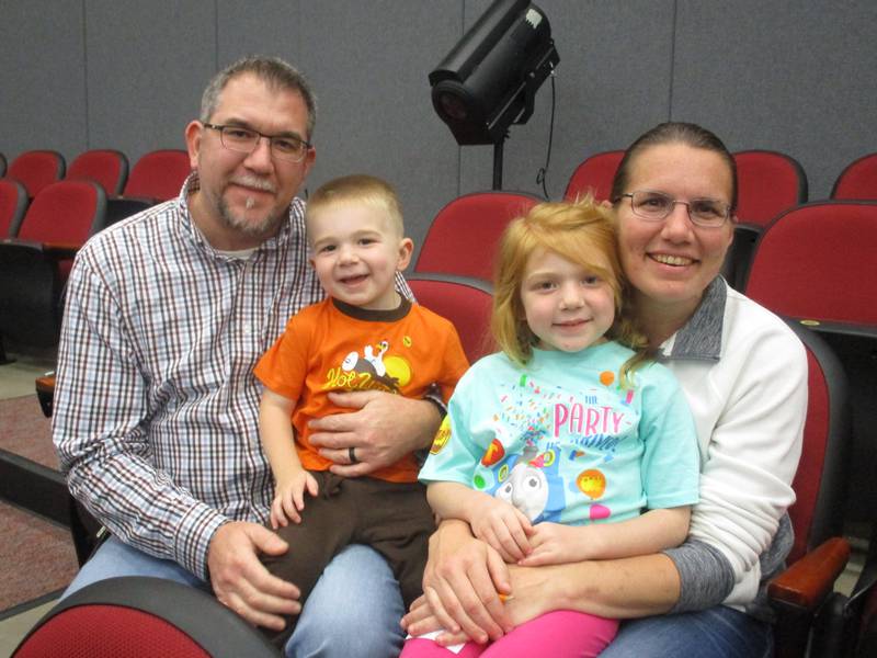 Yorkville School District 115 parents James and Amanda Parnello are excited that daughter Valerie, 5, will get a full day of kindergarten class for the 2022-23 school year. They look forward to the day when son Wyatt, 2, reaps the benefits of the expanded program. (Mark Foster -- mfoster@shawmedia.com)