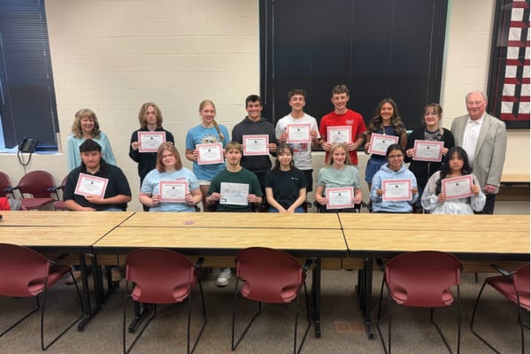 OTHS hosts quarterly student recognition award breakfast