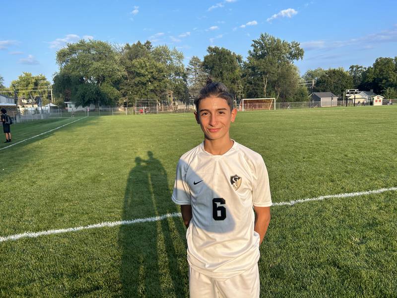 Grayslake North's Javier Villegas scored twice in the Knights' 3-1 win over McHenry on Tuesday.