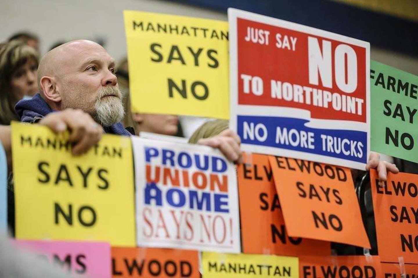 An Elwood public hearing on the NorthPoint plan was stretched out over three meetings because of the intense opposition and public comment on the project.