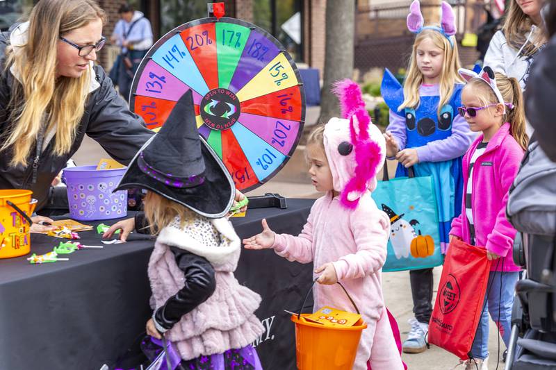 There were games and candy for kids at the Plainfield Spooktacular Trick-or-treating event Saturday Oct 25, 2025 in Plainfield.