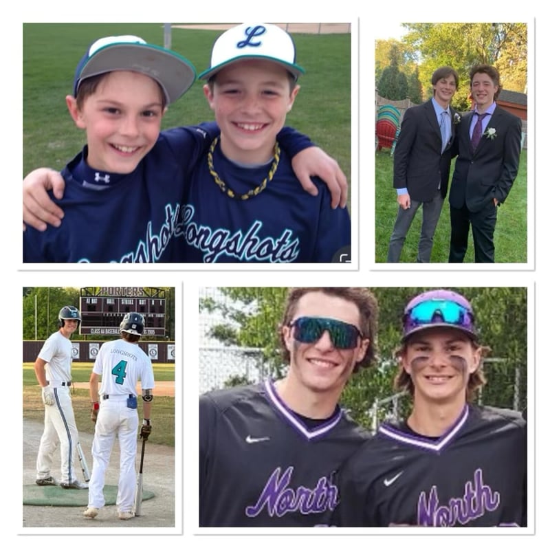 Friends since they were nine years old, Downers Grove North seniors Jimmy Janicki and Jude Warwick have joined the 100-hit club at the high school.