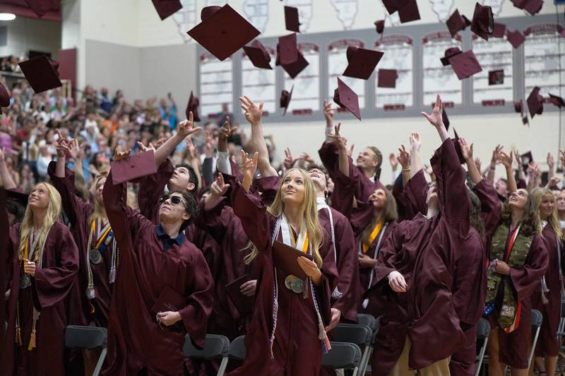 Prairie Ridge High School's class of 2026 celebrates their commencement on Saturday, May 16, 2026.