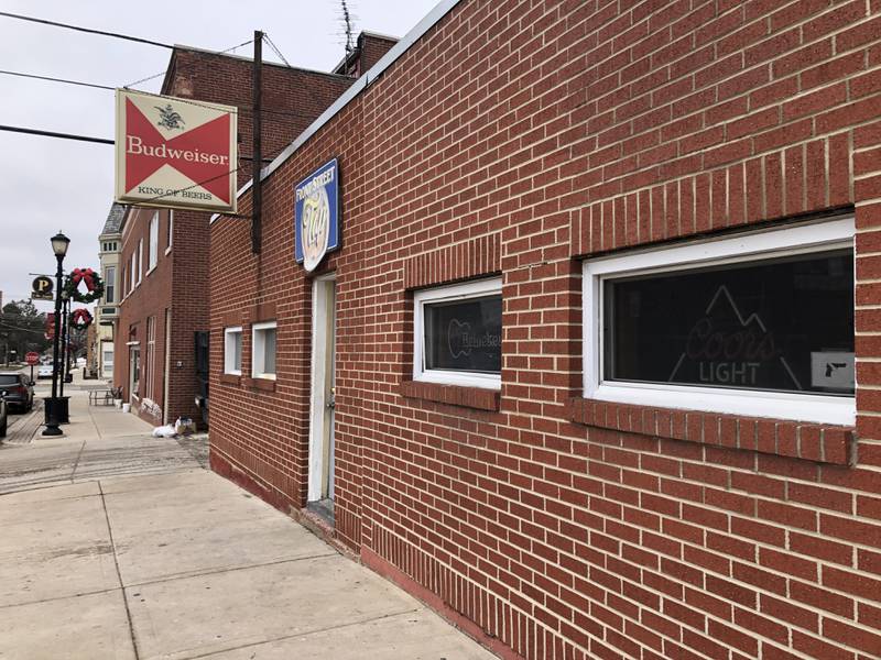 A man was stabbed in the face inside the Front Street Tap in Harvard in the early hours of Friday morning, Harvard Police reports.