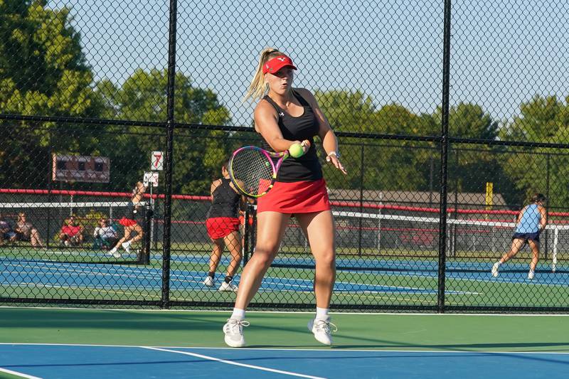 Yorkville senior tennis player Callie Ferko is the Record Newspapers Athlete of the Week.