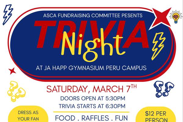 Support Catholic schools at March 7 trivia night in Peru