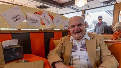 Oglesby community turns out to celebrate Sam Leone on National Pizza Maker Day