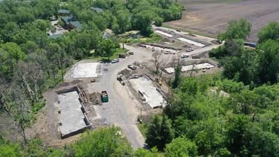 Photos: Rebuilding begins after fire destroys villas one-year later at Grand Bear in Utica