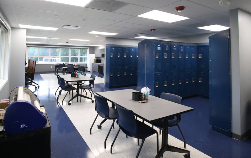 A view of the faculty and staff room during the ribbon cutting and dedication on Saturday, Aug. 5, 2023 in La Salle.
