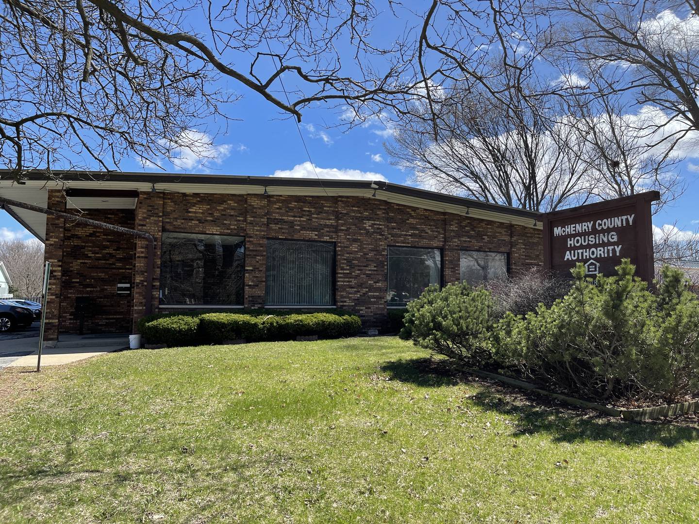 The McHenry County Housing Authority's current facility at 1108 N Seminary Ave. in Woodstock, pictured Thursday, April 14, 2022, is no longer suitable for the organization as it is too small for its 30 staff members to work in. The organization as a result is looking for a new place to set up its offices.