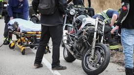 Motorcyclist injured in crash Saturday in Oakwood Hills