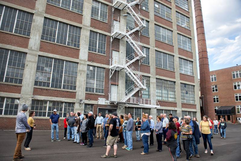 Gorman and Co., architecture firm Studio GWA and the Sterling Riverfront Commission conducted  tours of Lawrence Bros. and National sites in the fall as part of the Riverfront Reimagined Project.