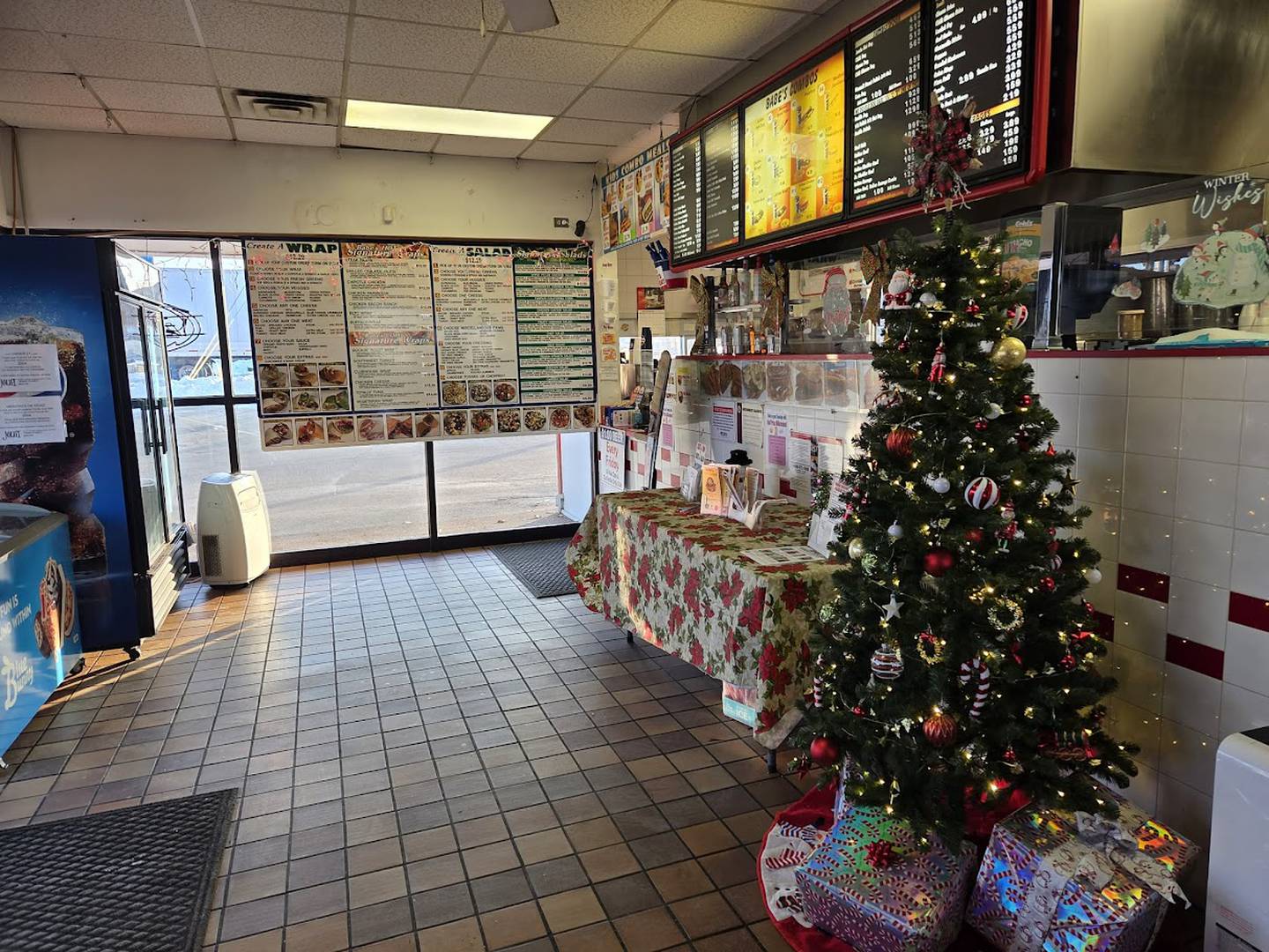 Babe’s Home Cookin’ in Joliet, which is seen on Tuesday, December 9, 2025,  offers an extensive menu that includes sandwiches, soups, salads, wraps and its legendary Daisy Brand hot dogs. Babe's owner Tim Reilly has listed his business, which many consider a staple in the community, for sale.