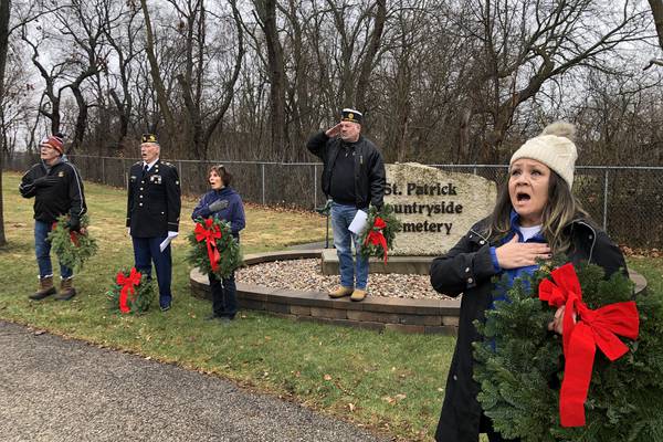 McHenry American Legion Post 491 hosting wreath ceremony for veterans