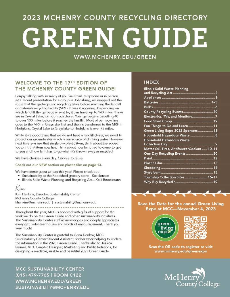 McHenry County’s official 2023 Green Guide available now Shaw Local