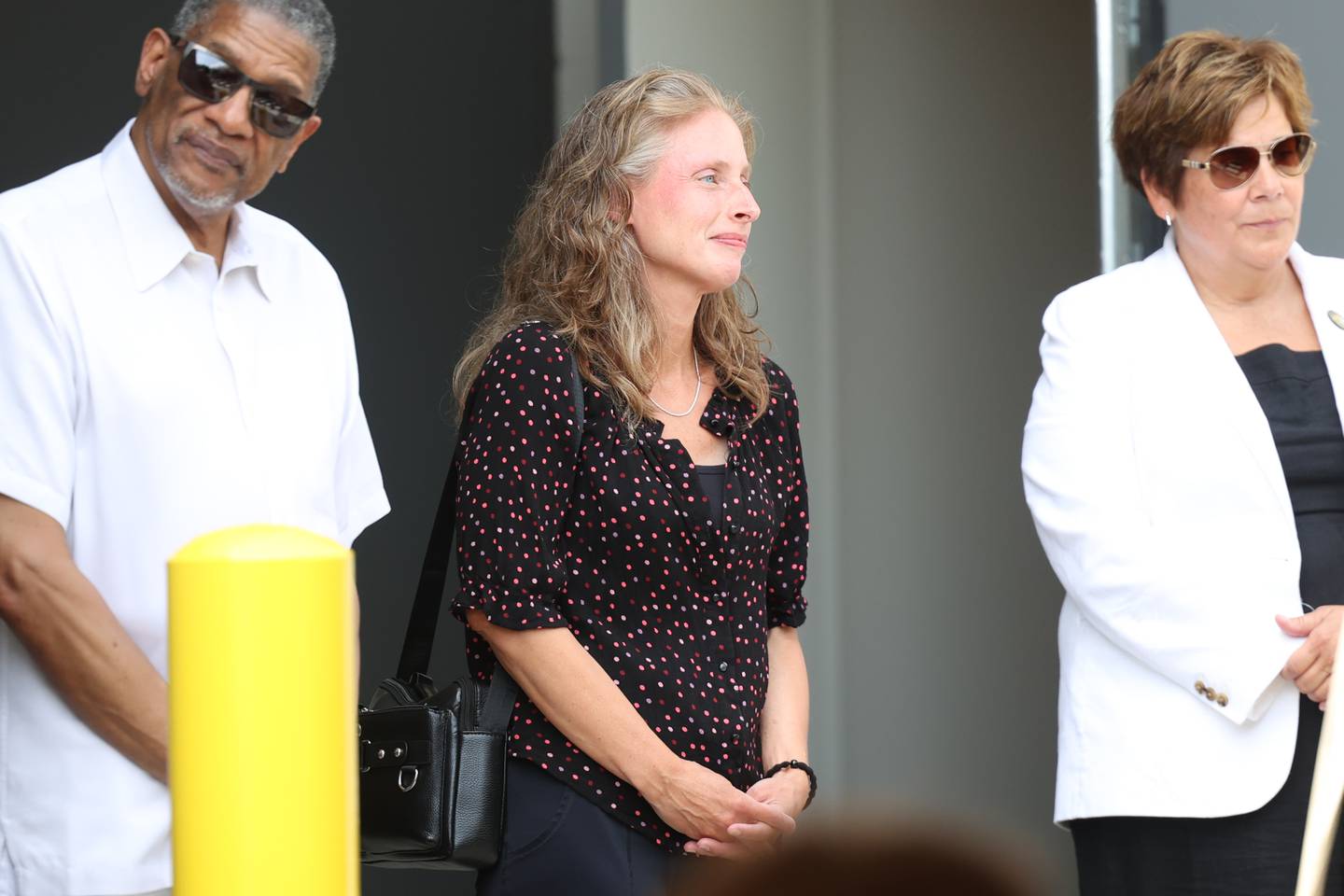 Dr. Valerie Arangelovich, Forensic Pathologist, attends the ribbon cutting ceremony for the new Will County Coroner Facility on Tuesday, July 18th, 2023 in Joliet.